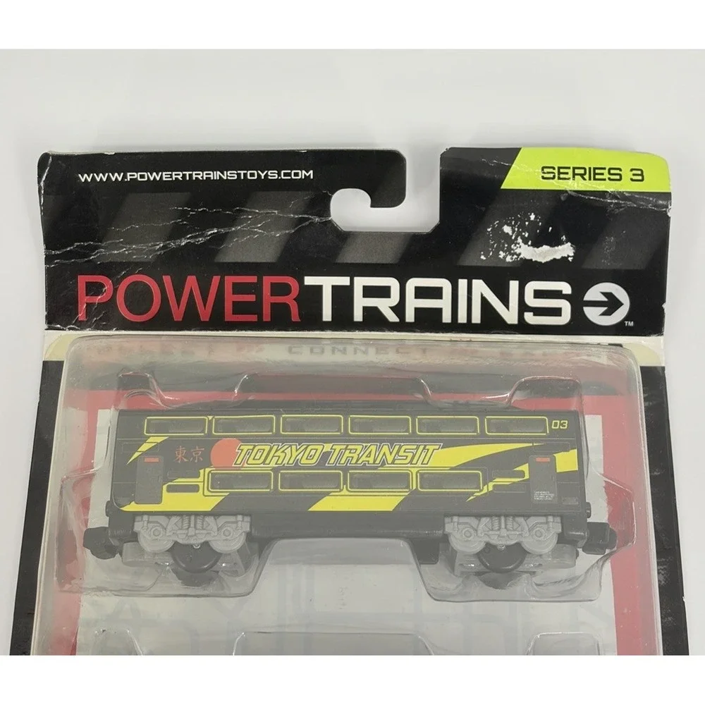 New Power Trains Tokyo Bullet 4 Pack Series 3 Jakks Pacific Train Cars